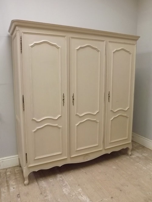 3 door provencal armoire